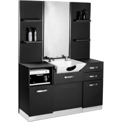 Consola de coafor cu lavoar Gabbiano B085W 132990 (Black) Thumb