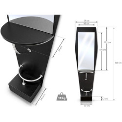 Консоль парикмахерская Quirumed 360-DP-5003 (Black) Thumb