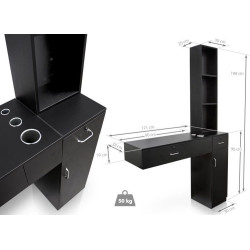 Консоль парикмахерская Quirumed 360-DP-6013 (Black) Thumb