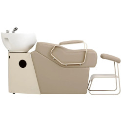 Кресло-мойка парикмахерская Omega Marina 154527 (Beige/White) Thumb