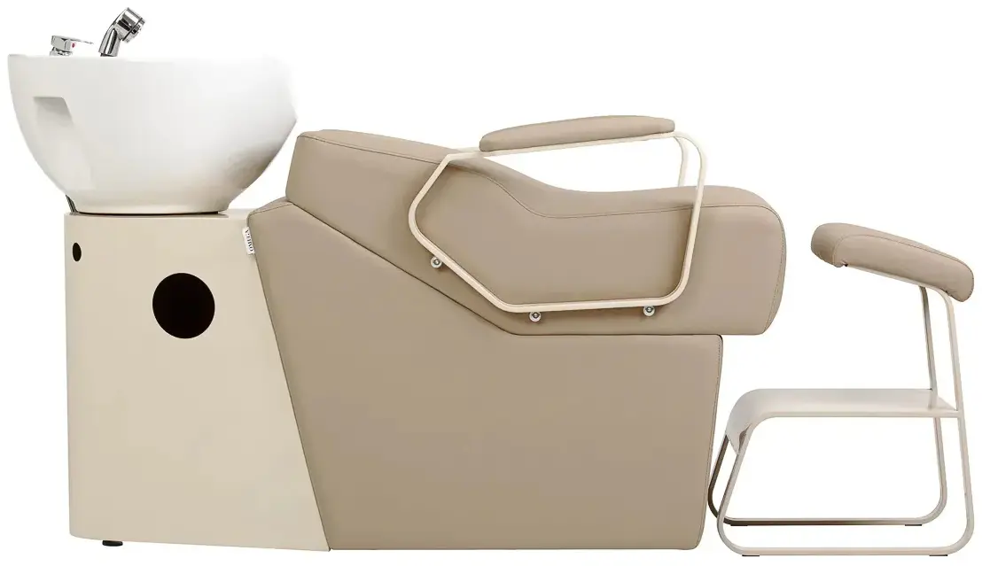 Кресло-мойка парикмахерская Omega Marina 154527 (Beige/White) - 3