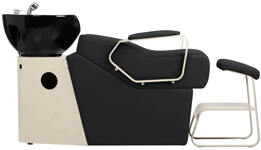 Кресло-мойка парикмахерская Omega Marina 154528 (Black/Beige) - 3