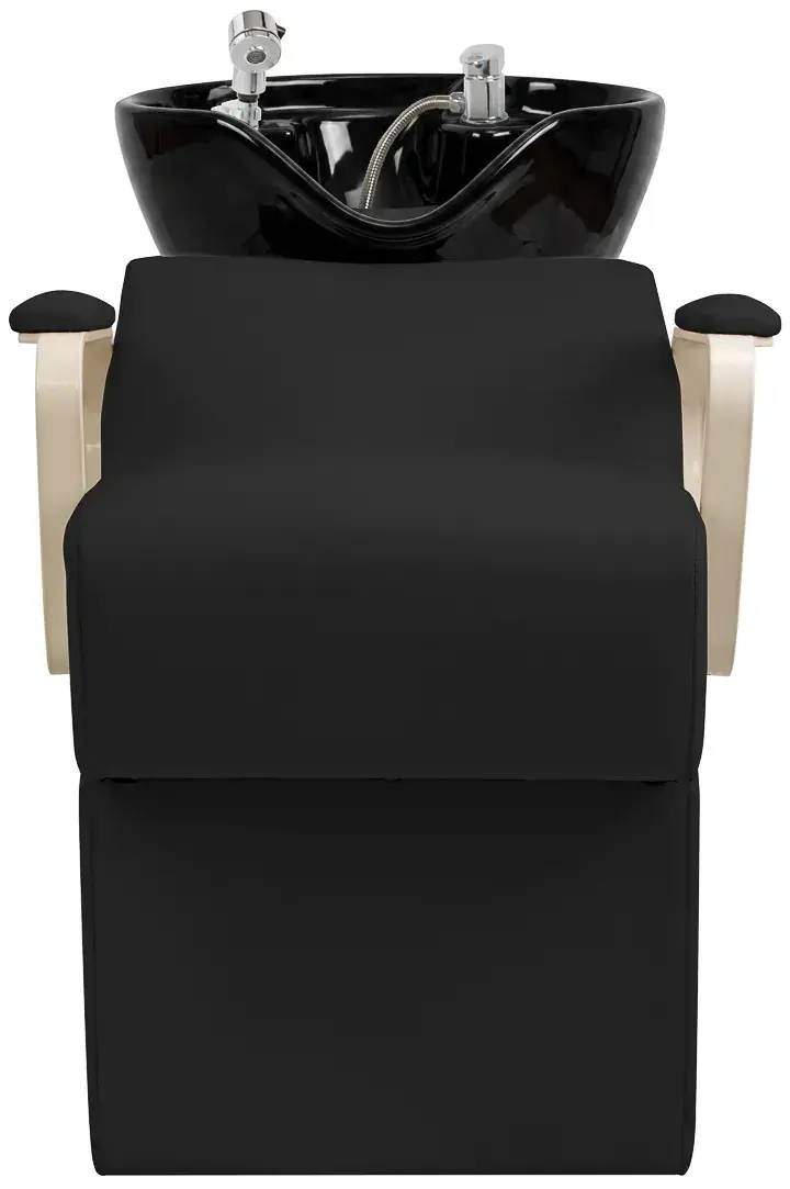 Кресло-мойка парикмахерская Omega Marina 154528 (Black/Beige) - 4