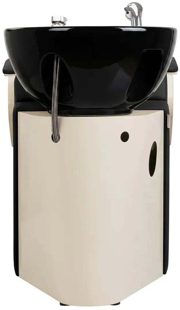 Кресло-мойка парикмахерская Omega Marina 154528 (Black/Beige) - 5
