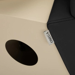 Кресло-мойка парикмахерская Omega Marina 154528 (Black/Beige) Thumb