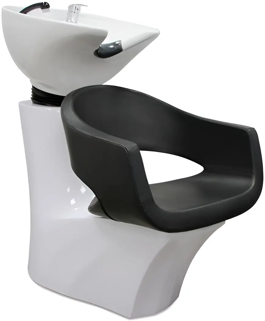 Кресло-мойка парикмахерская Quirumed 1173-BM78138-721 (Black/White)