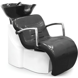 Кресло-мойка парикмахерская Quirumed 1173-BM78219-853 (Black/White)