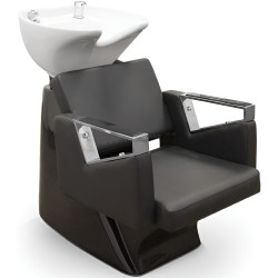 Кресло-мойка парикмахерская Quirumed 359-DHKSC211 (Black/White)