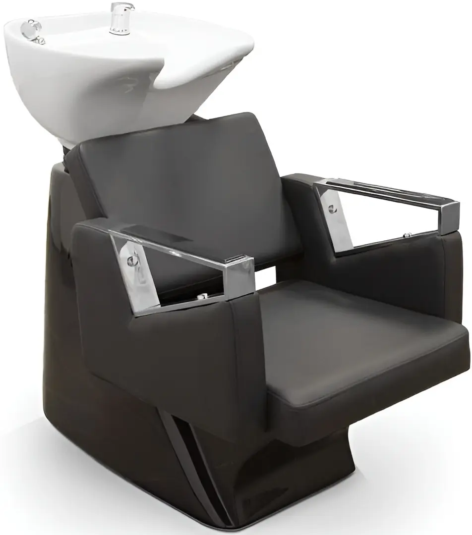 Кресло-мойка парикмахерская Quirumed 359-DHKSC211 (Black/White)