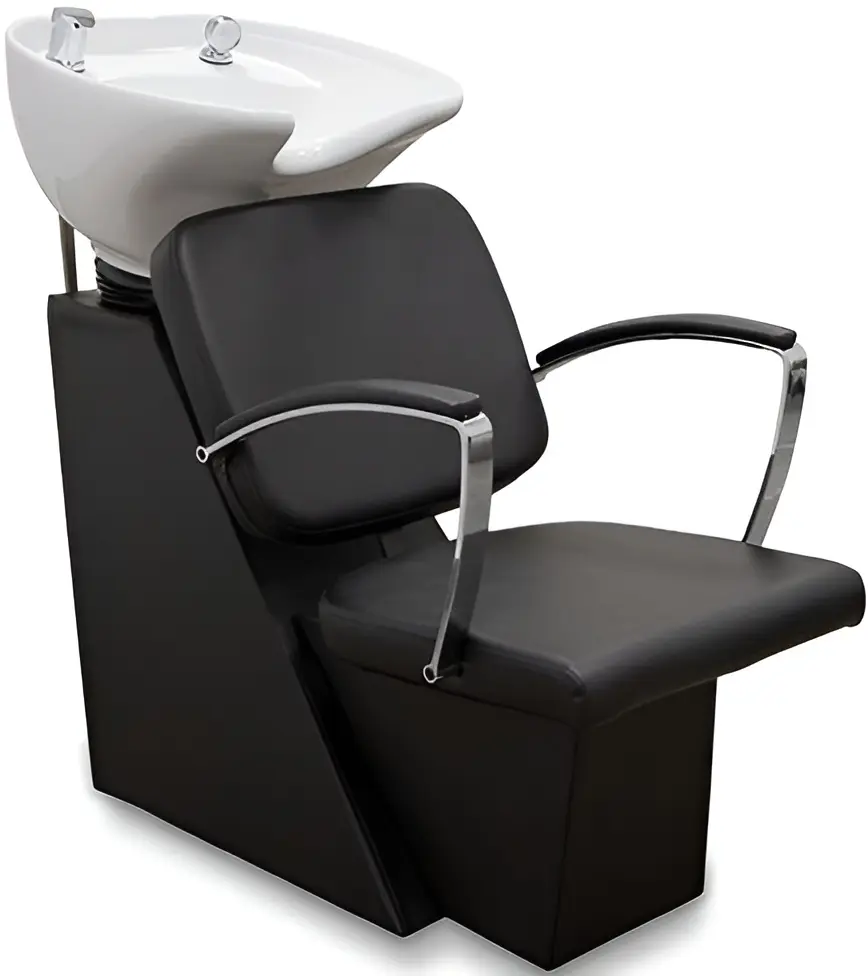 Кресло-мойка парикмахерская Quirumed 359-DHKSC212-006 (Black/White)