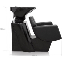 Кресло-мойка парикмахерская Quirumed 485-RJ-SM03-12 (Black) Thumb