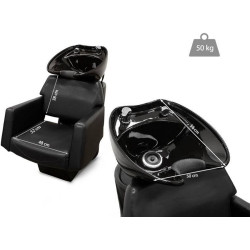 Кресло-мойка парикмахерская Quirumed 485-RJ-SM03-12 (Black) Thumb