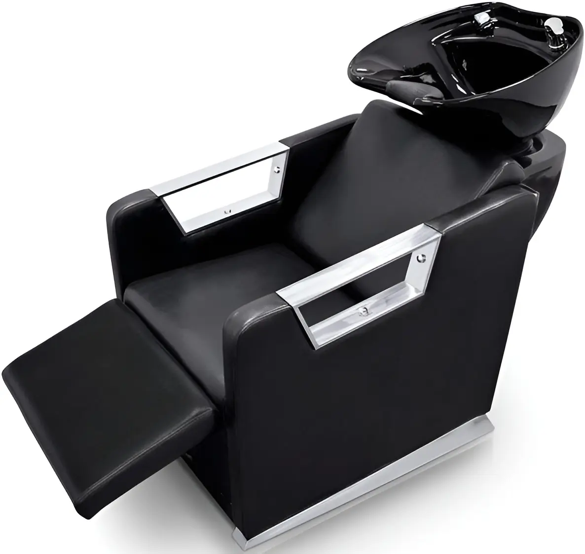 Кресло-мойка парикмахерская Quirumed 485-RJ-SM07-12 (Black) - 2