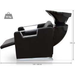 Кресло-мойка парикмахерская Quirumed 485-RJ-SM07-12 (Black) Thumb