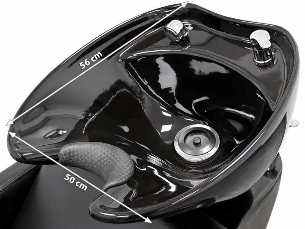 Кресло-мойка парикмахерская Quirumed 485-RJ-SM07-12 (Black) - 5