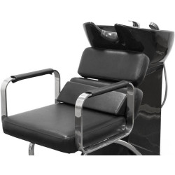 Fotoliu-scafa pentru frizerie Quirumed Modena (Black) Thumb