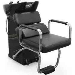 Кресло-мойка парикмахерская Quirumed Modena (Black)
