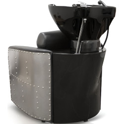 Кресло-мойка парикмахерская Quirumed Parma (Black) Thumb