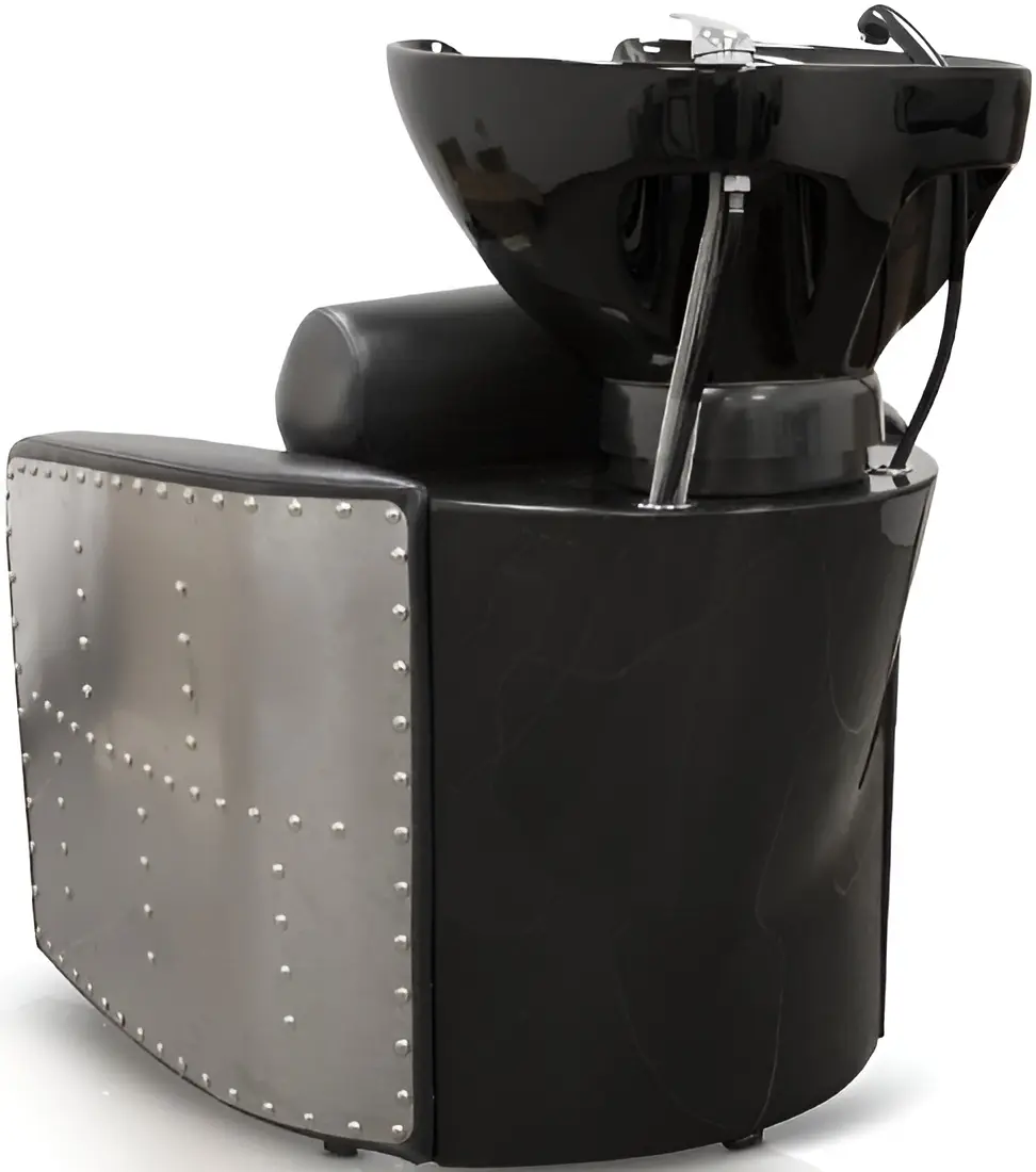 Кресло-мойка парикмахерская Quirumed Parma (Black) - 3