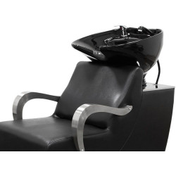 Кресло-мойка парикмахерская Quirumed Torino (Black) Thumb