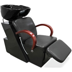 Кресло-мойка парикмахерская Quirumed Tripoli (Black)