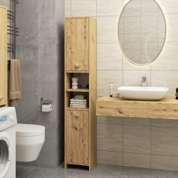 Пенал Akord Beti 2D1W (Artisan Oak)