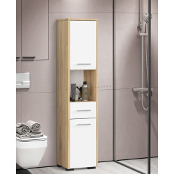 Penal Akord Fin 30 2D1SZ1W 140cm (Artisan Oak/White)