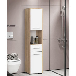 Penal Akord Fin 30 2D1SZ1W 140cm (Sonoma Oak/White)