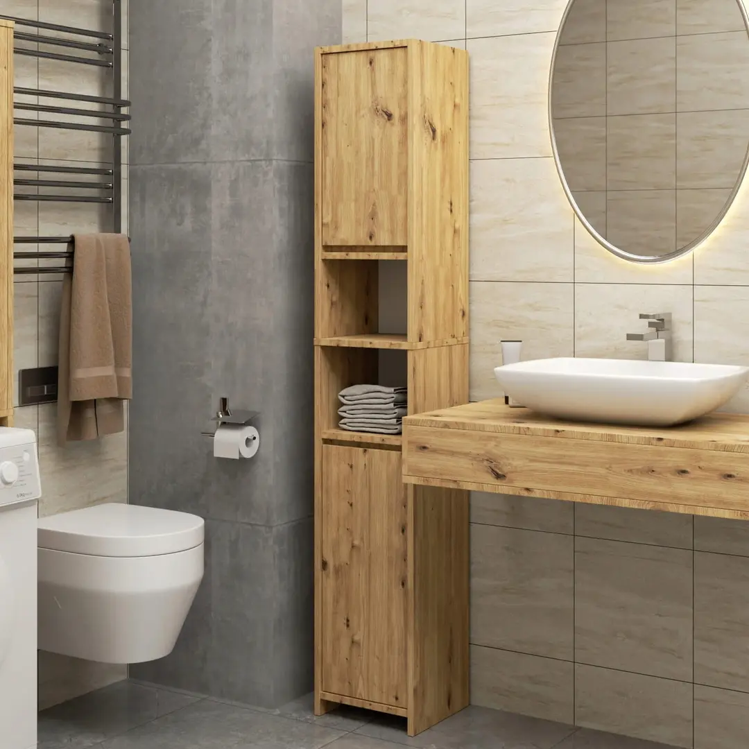 Пенал Akord Uni 2D2W (Artisan Oak)