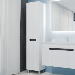 Пенал Bayro Positano 420x1900 Leght (White Matte) Thumb
