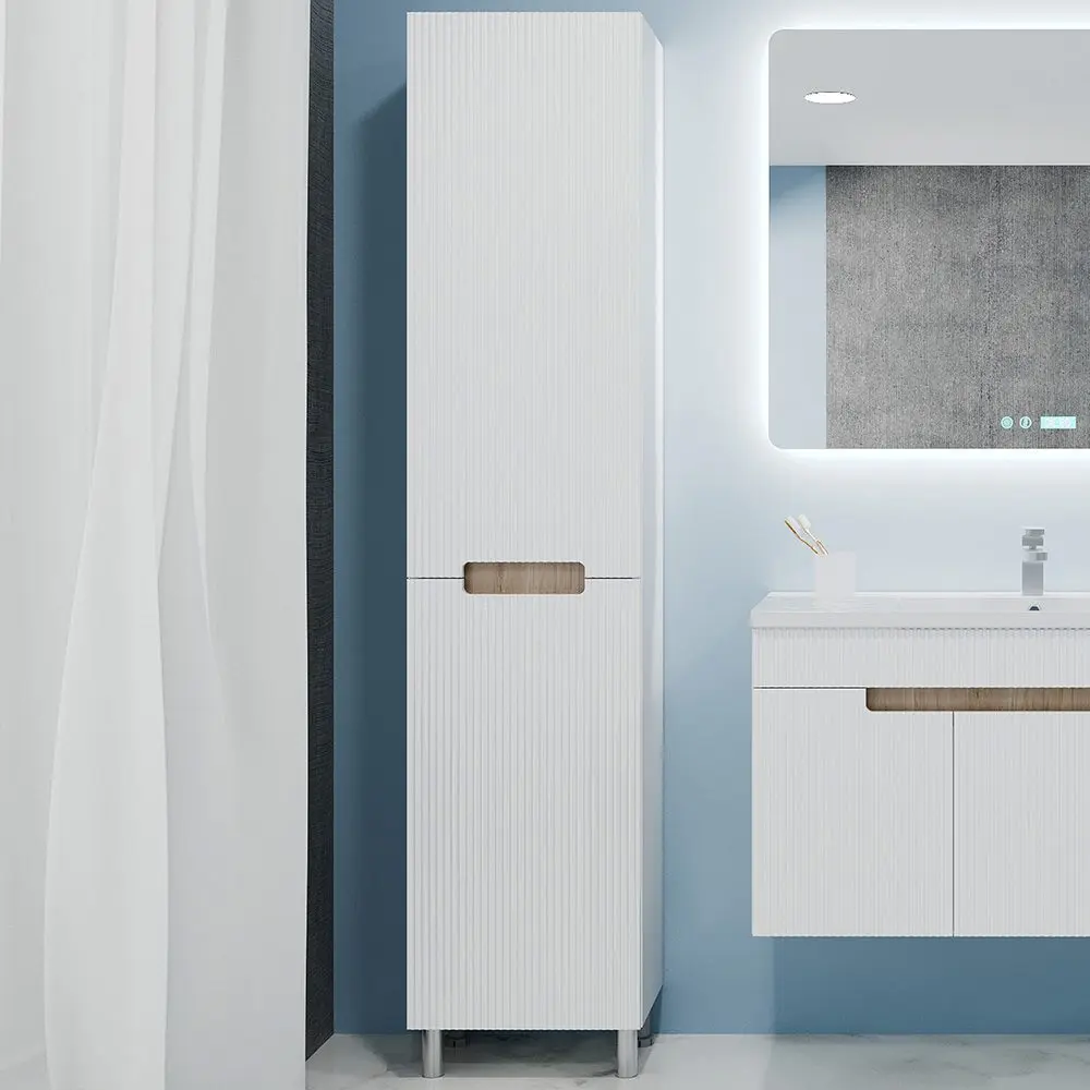 Пенал Bayro Positano 420x1900 Leght (White Matte) - 4