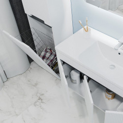 Пенал Bayro Positano 420x1900 Leght (White Matte) Thumb
