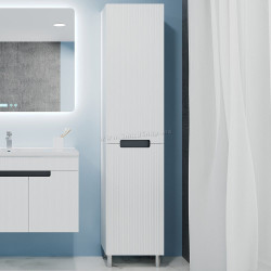 Пенал Bayro Positano 420x1900 Right (White Matte)