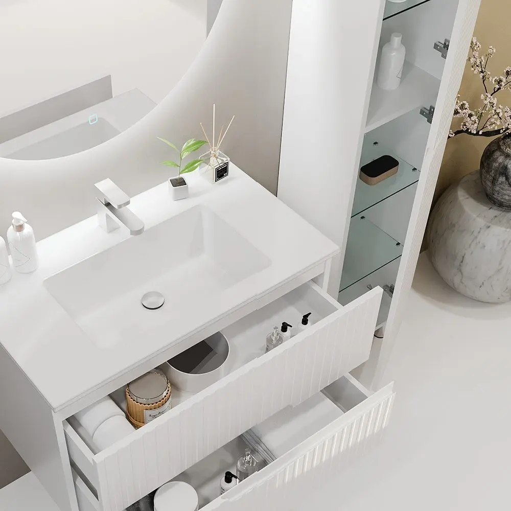 Пенал Bayro Santos 35x190x30 (White Matte) - 3
