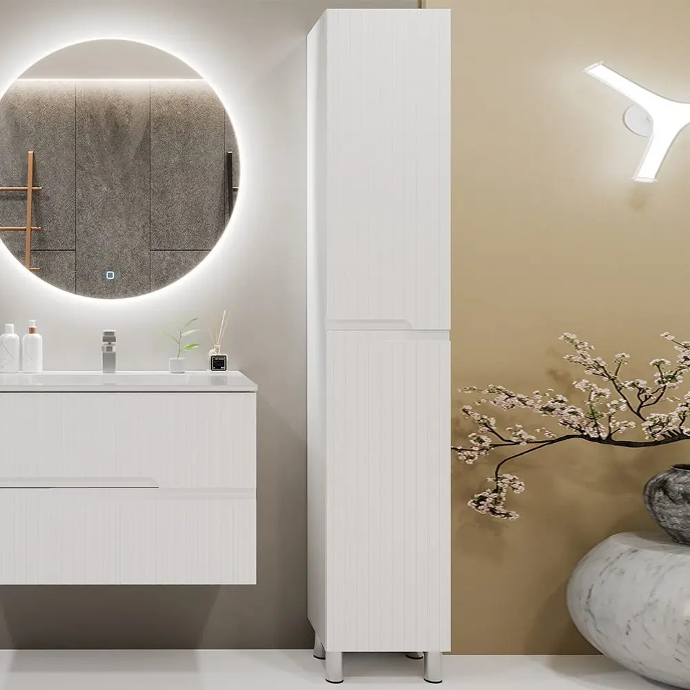 Пенал Bayro Santos 35x190x30 (White Matte)