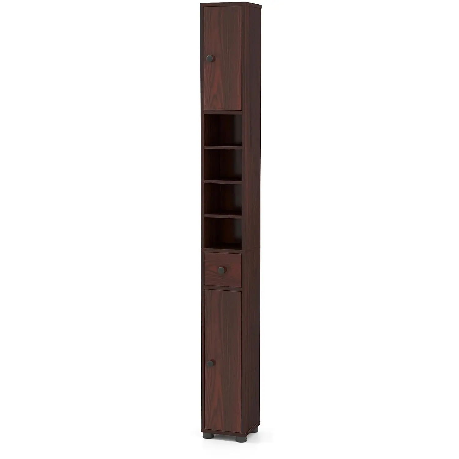Пенал-стеллаж Costway JV11918BN (Brown) - 2