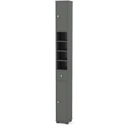 Пенал-стеллаж Costway JV11918GR (Grey) Thumb