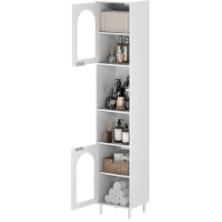 Пенал-стеллаж Costway JV12826WH (White) Thumb