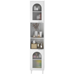Пенал-стеллаж Costway JV12826WH (White) Thumb