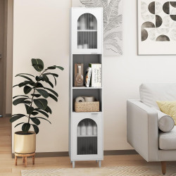 Пенал-стеллаж Costway JV12826WH (White) Thumb