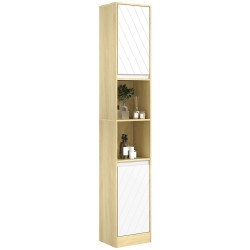 Penal Homcom 834-240V00AK (Oak/White) Thumb