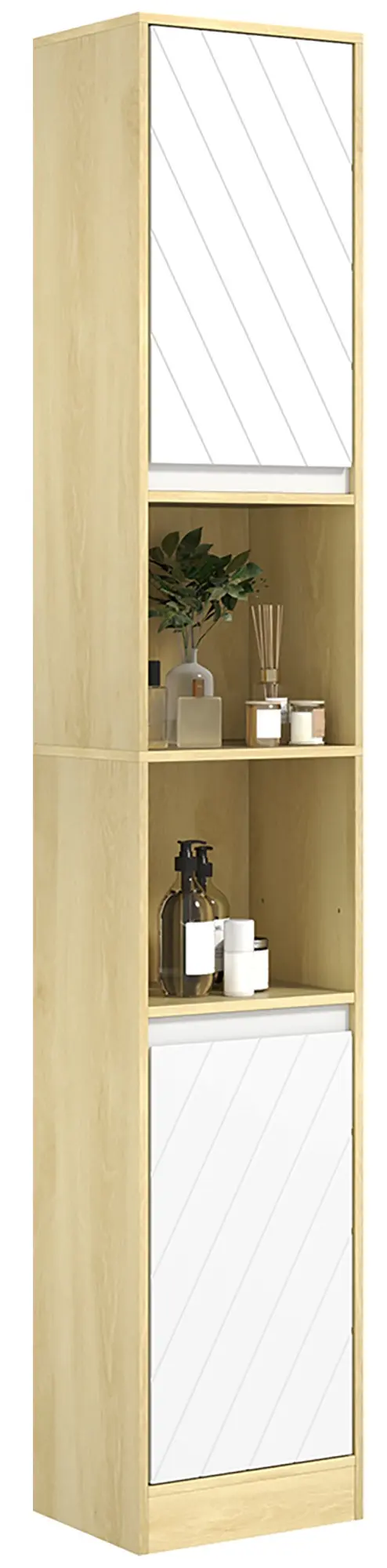 Penal Homcom 834-240V00AK (Oak/White) - 2