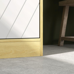 Penal Homcom 834-240V00AK (Oak/White) Thumb