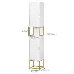 Penal Homcom 834-536V80WT (White) Thumb
