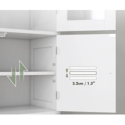 Dulap Homcom 834-678V80WT (White) Thumb