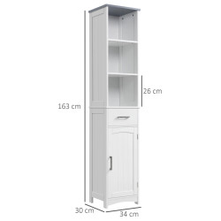 Пенал Kleankin 834-364LG (White/Grey) Thumb
