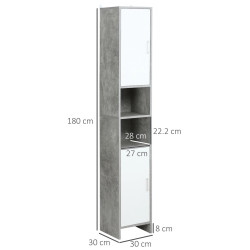 Penal Kleankin 834-379 (White/Grey) Thumb