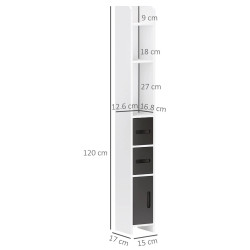 Penal Kleankin 834-457V00BK (White/Black) Thumb