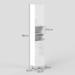 Penal Kleankin 834-622V80WT (White Gloss) Thumb
