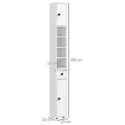 Пенал Kleankin 834-625V80WT (White) Thumb